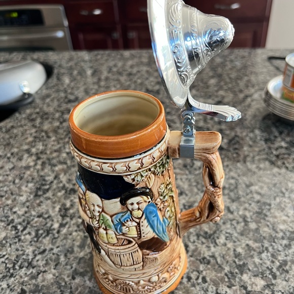 German Beer Stein Set of 2 - Picture 7 of 13